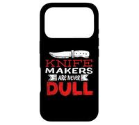 Knife Makers Are Never Dull - Blacksmithing Knife Collector Case for iPhone 17 Pro