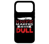 Knife Makers Are Never Dull - Blacksmithing Knife Collector Case for iPhone 17 Pro Max