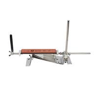 Knife Sharpener Fixed Angle Sharpener Professional 4 Sharpening Stones Flexible Kitchen Tool for Home Chefs Metal White Corundum 25.5cm