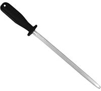 Knife Sharpener Rod Stainless Steel Plastic Handle Grip Chef Knives Sharpening Rod Tool for Home Kitchen 25cm