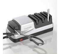 Knife Sharpener UK - Electric Kitchen Tool with Professional Diamond Blade Sharpening System, Roller for Quick Knife & Scissors Repair, Fine Polishing, Low Noise by Convihealth 2025
