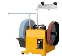 Knife Sharpening System, 10-Inch Bench Grinder, Variable Speed Wet Bench Grinder, Sander, for Chisel, Axe