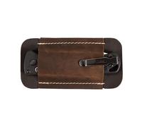 Knife Sheath,Leather Knife Sheath for Belt,Horizontal Carry Pocket Knife Holder,EDC Belt Organizer,Handmade Compact Draw Knife Holster,EDC Pocket Organizer,Sheath for Folding Knife,Gifts for Men, Dark