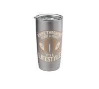 Knife Throwing Not A Hobby A Lifestyle Stainless Steel Insulated Tumbler