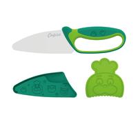 Knife with finger guard Green one size