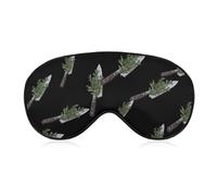 Knife with Rosemary Blackout Sleep Mask for Side Sleeper Soft Covers for Travel Essentials Nap