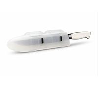 KnifeCover Original Knife Blade Cutlery Protective Cover Edge Guard, Clear, 8in, Modern