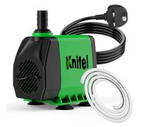 Knifel Submersible Pump 2500L/H 45W Dry Burning Protection with Ultra Quiet Design 2.5m High Lift for Fountains, Hydroponics, Ponds, Aquariums & More