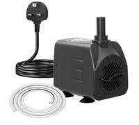 Knifel Submersible Pump 600L/H 10W Dry Burning Protection with Ultra Quiet Design 1.2m High Lift for Fountains, Hydroponics, Ponds, Aquariums & More……