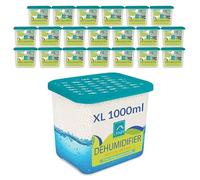 KNIGHT 1000ml 20 Pack Dehumidifier - 1L Moisture Absorber, Long Lasting 90 Days Dehumidifier, Prevents Mould and Condensation caused by Humidity in Home, Kitchen, Caravan & Garage - Patent Design
