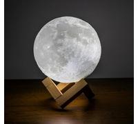 Knight 12Cm Moon Lamp - Touch Control, Adjustable Brightness & Colour Changing From White To Yellow, Mood Lighting For Bedroom - Medium