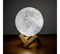 Knight 15Cm Moon Lamp - Touch Control, Adjustable Brightness & Colour Changing From White To Yellow, Mood Lighting For Bedroom - Large