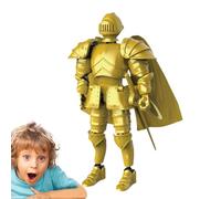 Knight Action Figures Movable, Knight Action Figure | Knight Collection 3D Printed Movable Full Body Figure | Medieval Multi-Action Figure Multi-Action Figure Statue