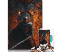 Knight And Lion 2000 Piece Jigsaw Puzzles for Teenagers,Learning Educational Toy for Is Ideal As A Gift for The Whole Family 70x100cm