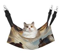 Knight And Sword Printed Pet Hammock - Sleeping Hammock For Cats, Rabbits, Ferrets, Puppies, Small Animals