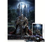 Knight Before Castle 1000 Pieces Jigsaws Adults Puzzles Cognitive Skill Tension Relief Home Game Home Display (38x52cm)