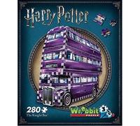 Wrebbit3D | Harry Potter: Knight Bus (280pc) | 3D Puzzle | Ages 14+, 26 x 7 x 19 cm