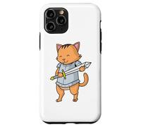 Knight Cat with Sword Case for iPhone 11 Pro