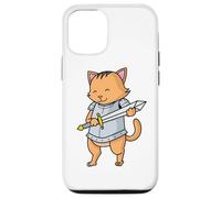 Knight Cat with Sword Case for iPhone 12/12 Pro