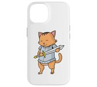 Knight Cat with Sword Case for iPhone 14
