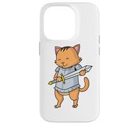 Knight Cat with Sword Case for iPhone 14 Pro