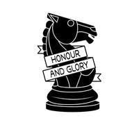 Knight Chess Piece Honour And Glory Sweatshirt - White - M - White