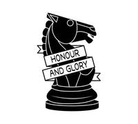 Knight Chess Piece Honour And Glory Women's T-Shirt - White - XL - White