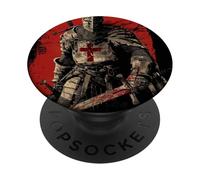 Knight Christian Templar Warrior Of God Crusader Gift PopSockets Adhesive PopGrip