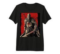 Knight Christian Templar Warrior of God Crusader Gift Premium T-Shirt