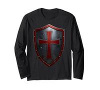 Knight Christian Templar Warrior of God Crusader Long Sleeve T-Shirt