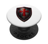 Knight Christian Templar Warrior of God Crusader PopSockets Adhesive PopGrip