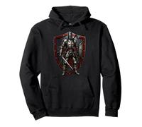 Knight Christian Templar Warrior of God Crusader Pullover Hoodie