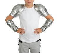 Knight Costume - Kids Medieval Knight Dress Up, Historical Cosplay Outfit, Lightweight Educational Apparel | For Travel Bonfire Events Halloween Character Party Easy Wear Design Uses