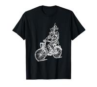 Knight Cycling Bicycle Funny Medieval Biker Riding Bike T-Shirt