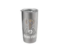 Knight Deus Vult Crusader Knights Templar Stainless Steel Insulated Tumbler