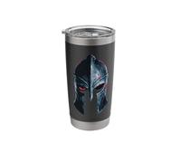 Knight Deus Vult Helmet Armor Crusader Templar Knights Stainless Steel Insulated Tumbler