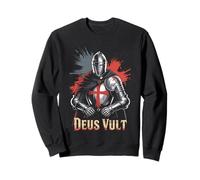 Knight Deus Vult Medieval Templar Crusader Sweatshirt