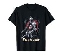 Knight Deus Vult Medieval Templar Crusader T-Shirt