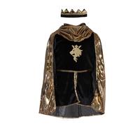Knight disguise with cape and crown Or 5/6 years
