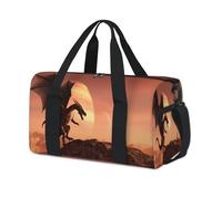 Knight Dragon Magical Sports Duffel Bag Dragon Weekend Overnight Bag Tote Holdall Casual Travel Gym Duffel Bags for Kids Girls Boys Women Men