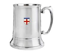 Knight England St George's Cross Stainless Steel Tankard