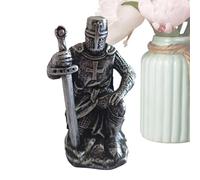 Knight Figurines - Cool Desk Collectible Figures Miniature Sculpture - Medieval Decoration | for the Garden, Executive Office, Study, Library, Desk and Home Office