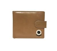 Knight Football Beige Leather Wallet Port Vale