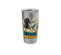 Knight Fork Mood Chess Tactic Stainless Steel Insulated Tumbler