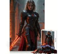 Knight from Hell Jigsaw Puzzle 1000 Piece for Teenagers Memory Fit Neat Cut Home Play Perfect Decor (50x75cm)