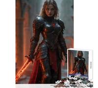 Knight from Hell Puzzles for Adults 1000 Puzzles Great Gifts for Games Precision Cutting DIY Toys for And from 14 Years And over (38x52cm)