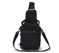 KNIGHT GLOBAL Anti-Theft Crossbody Bag Military Sling Waterproof - Shoulder Chest Style EDC Gear, Molle Daypack, Fishing Pack, Hiking Essentials, Outdoor One Strap Carry Bag for Men, Camping, Travel
