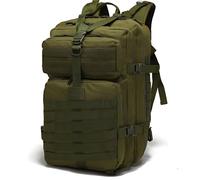 KNIGHT GLOBAL Military Backpack Tactical Backpack Army Bag Camouflage Rucksack - Waterproof, 45L Molle Backpack Men for Camping, Outdoor, Sport, Hiking, Hunting, Fishing, Travel - 3-Day Bug Out Bag