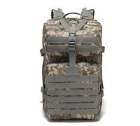 KNIGHT GLOBAL Military Backpack Tactical Backpack Army Bag Camouflage Rucksack - Waterproof, 45L Molle Backpack Men for Camping, Outdoor, Sport, Hiking, Hunting, Fishing, Travel - 3-Day Bug Out Bag