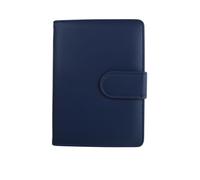 KNIGHT GLOBAL RFID Passport Holder Travel Wallet Premium PU Leather Case Men & Women Anti-Theft Document Organizer SIM Card Slots Boarding Pass Pocket Travel Accessories Gift Blue